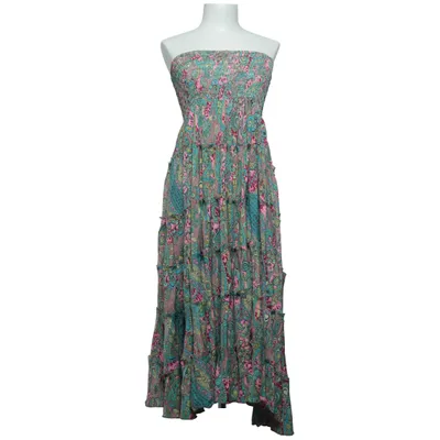 Maxi dress (Blue, Pink, Multicolored) from Tiara Silk, Viscose