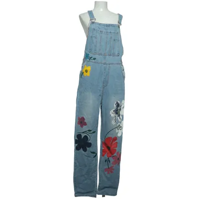 Tuinbroek (Blauw, Meerkleurig) van Misslook Katoen, Polyester
