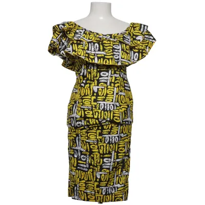 Dress (Yellow, Black, White)