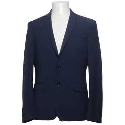 Blazer (Blue) from Bertoni Elastane, Polyester, Wool