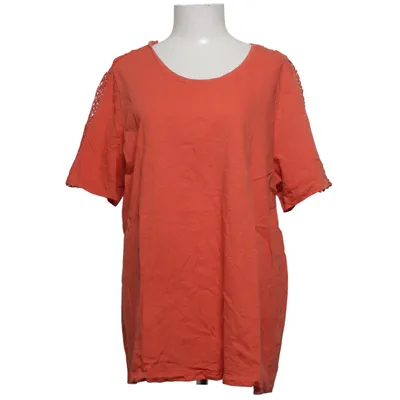 T-shirt (Oranje) van Pure by Ulla Popken Organisch katoen