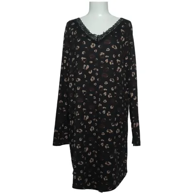 Klänning (Svart, Beige) från Nightwear Elastan, Polyester