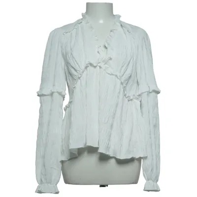 Blouse (White) from NA-KD Elastane, Polyester