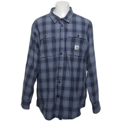 Flanellskjorta (Blå, Vit) från Garphyttan Bomull, Polyester