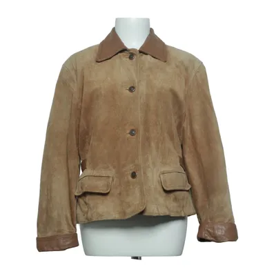 Veste en cuir (Marron) de Petroff Cuir, Polyester