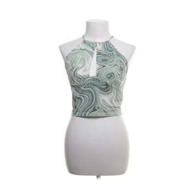 Halternecktopp (Grön) från Bik Bok Bomull, Elastan