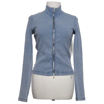 Cardigan (Tina Zip Long Sleeve) de Weekday Élasthane, Coton