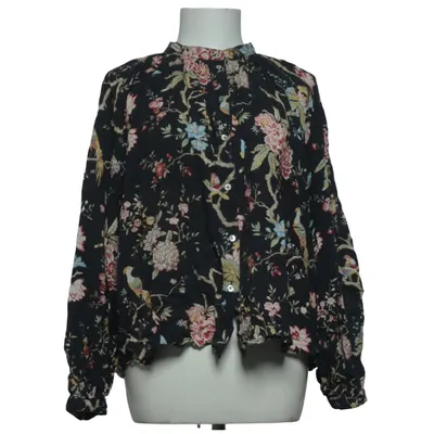 Bluse (Sort, Blå) fra GP & J Baker X H&M Lyocell, Viscose