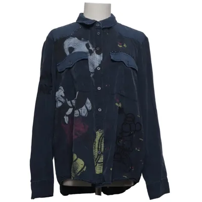 Shirt (Blauw, Meerkleurig) van Desigual Disney Katoen, Lyocell