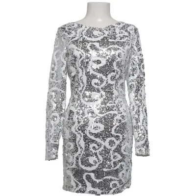 Cocktailklänning (Vit, Silverfärgad) från Nelly Eve Polyester