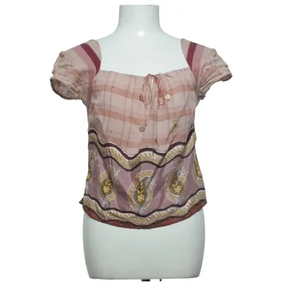 Top (Pink, Braun, Mehrfarbig) von Munthe plus Simonsen Acetat, Baumwolle, Viskose