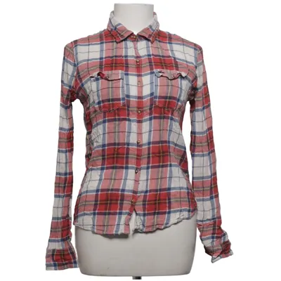 Flanellen overhemd (Rood, Blauw, Wit) van Abercrombie Katoen, Elastaan