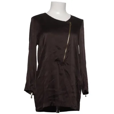 Blouse (Bruin) van Rützou Elastaan, Zijde