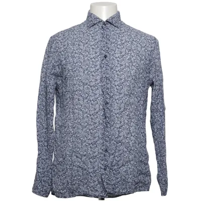 Chemise (Bleu, Blanc) de Oscar of Sweden Lin