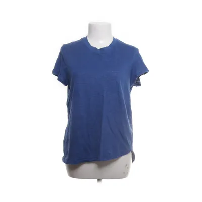 Top (Blauw) van Uniqlo Linnen