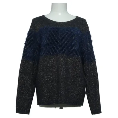 Trui (Blauw, Goud, Zwart) van Margit Brandt Acryl, Katoen, Polyamide, Polyester, Wol