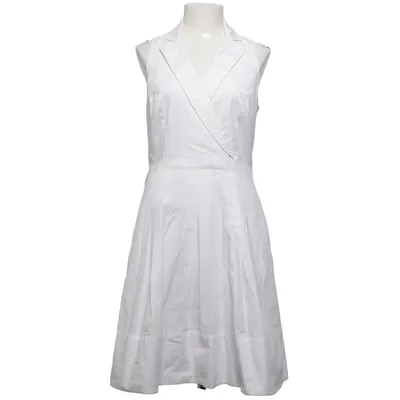 Dress (White) from Lauren Ralph Lauren Cotton, Elastane, Polyester