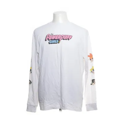 Lange mouwen shirt (Wit, Meerkleurig) van Divided by H&M Katoen