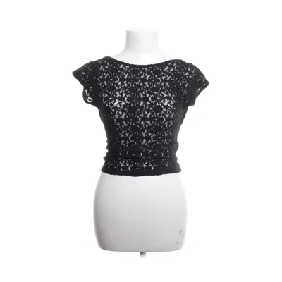 Crop top (Black) from Stradivarius Cotton, Elastane, Polyamide