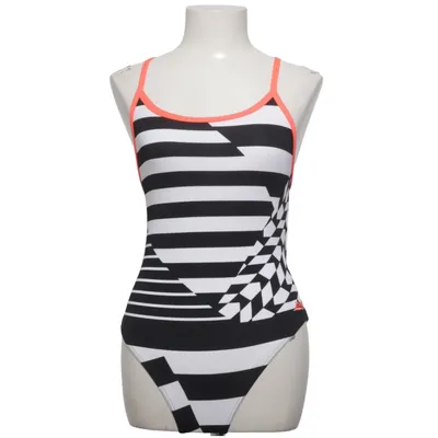 Badpak (Zwart, Wit, Oranje) van Zoggs Polybutyleen, Polyester