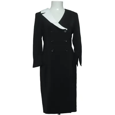 Jurk (Zwart, Wit) van Ashley Brooke Elastaan, Polyester