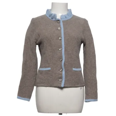 Cardigan (Marron, Bleu) de Raffiné Laine