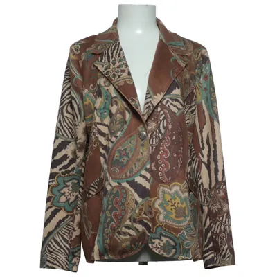 Blazer (Brun, Flerfarvet) fra Tippy Elastan, Polyester