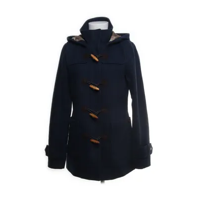 Duffle coat (Blue) from ONLY Blue Behavior Wool, Polyester, Cotton