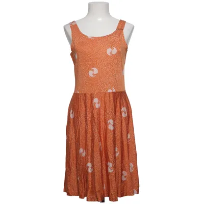 Klänning (Orange, Vit) från Mah-Jong Bomull, Viskos