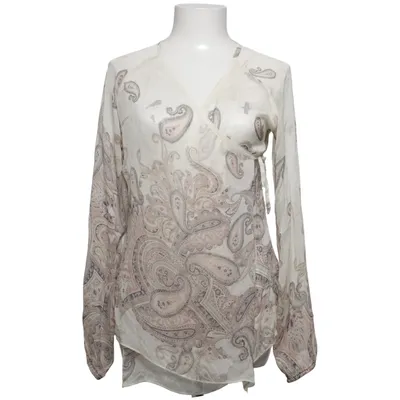 Blouse (Beige, Grijs) van Branting