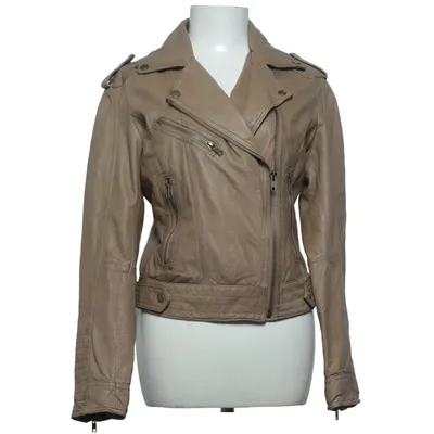 Bikerjakke (Beige) fra Livelo Attitude Læder