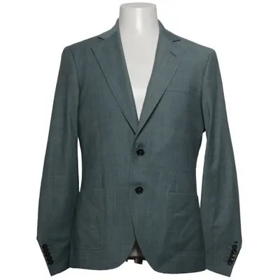 Kavaj (Blå) från Bertoni Elastan, Polyester, Ull