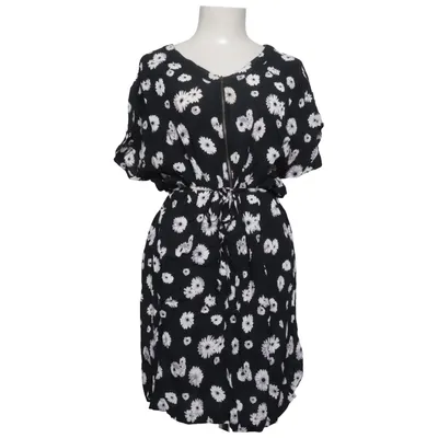 Robe (Noir, Blanc) de Fransa Viscose