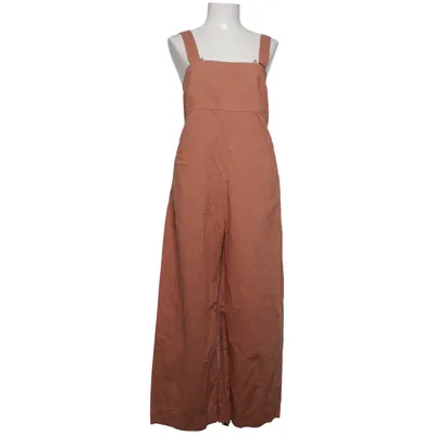 Jumpsuit (Bruin) van Uniqlo Katoen, Linnen, Polyester, Viscose