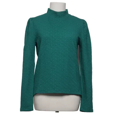 Turtleneck (Green) from Saint + Sofia Elastane, Organic cotton, Recycled polyester