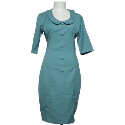 Jurk (Blauw) van Daisy Dapper Katoen, Elastaan, Polyester