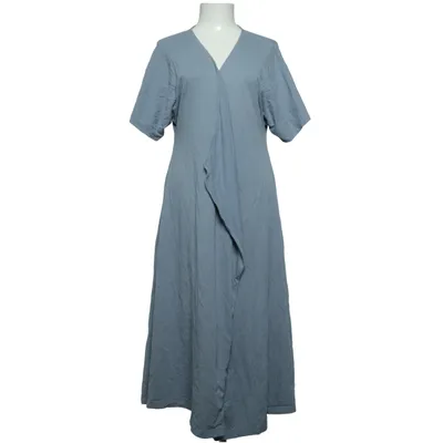 Wrap dress (Blue) from Hängmatta Elastane, Organic cotton