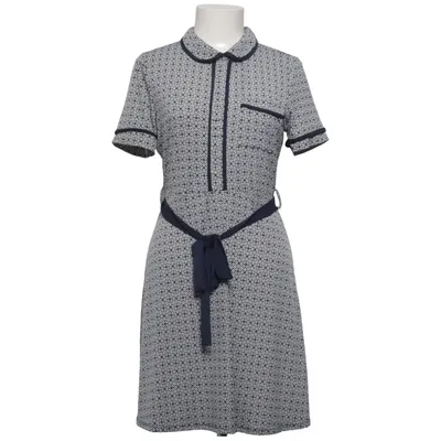 Jurk (Blauw, Wit) van Monteau Elastaan, Polyester