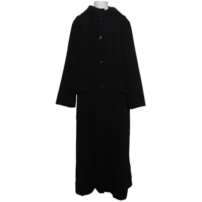 Coat (Black) from Eddie Bauer Cashmere, Polyamide, Wool