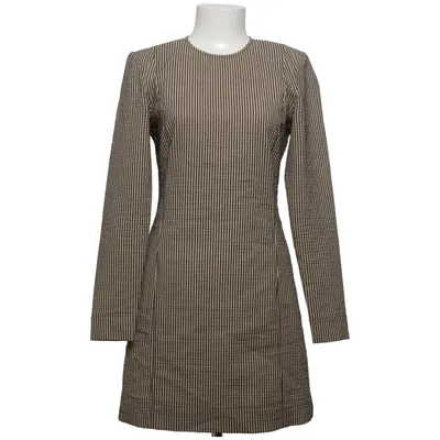 Jurk (Beige, Zwart) van Ganni Katoen, Elastaan, Polyester