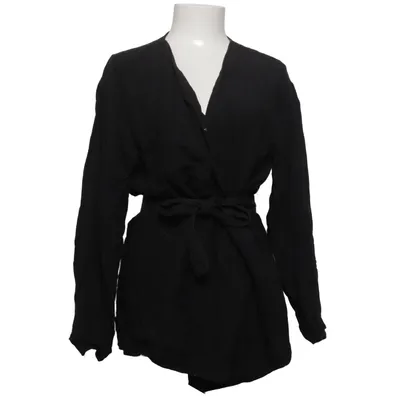 Blouse (Zwart) van H&M Trend Lyocell, Linnen