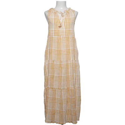 Robe longue (Jaune, Blanc) de Max Studio Polyester, Viscose