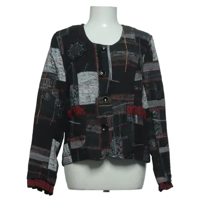 Blazer (Black, Multicolored) from Mac Scott Polyester