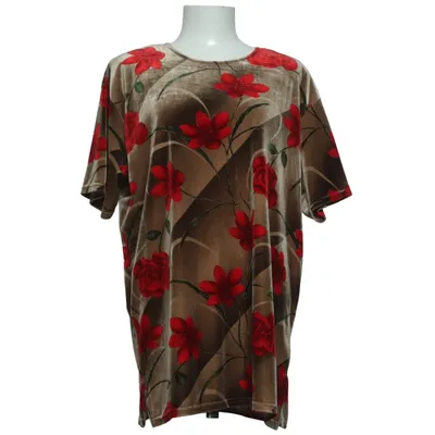 Blouse (Bruin, Rood, Groen) van Nouvelle Elastaan, Polyester