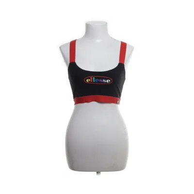 Crop top (Zwart, Meerkleurig) van Ellesse Katoen, Elastaan