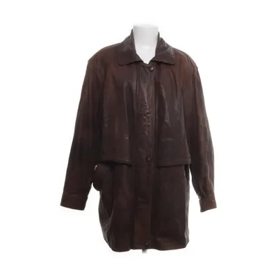 Jacka (Brun) från Spare Button Polyester, Skinn