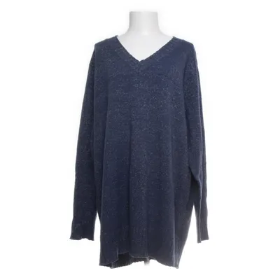 Jurk (Blauw) van Plus by Ellos Metallvezel, Polyamide, Wol