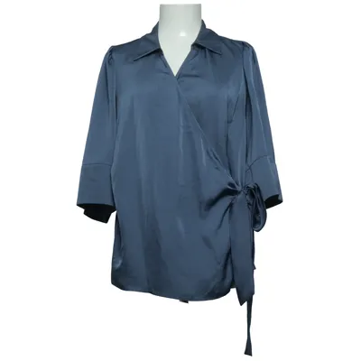 Omlottblus (Blå) från STOCKH LM Elastan, Återvunnen polyester