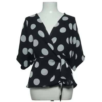 Wrap top (Black, White) from Line of Oslo Polyester
