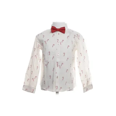 Shirt (White, Multicolored) from H&M Cotton